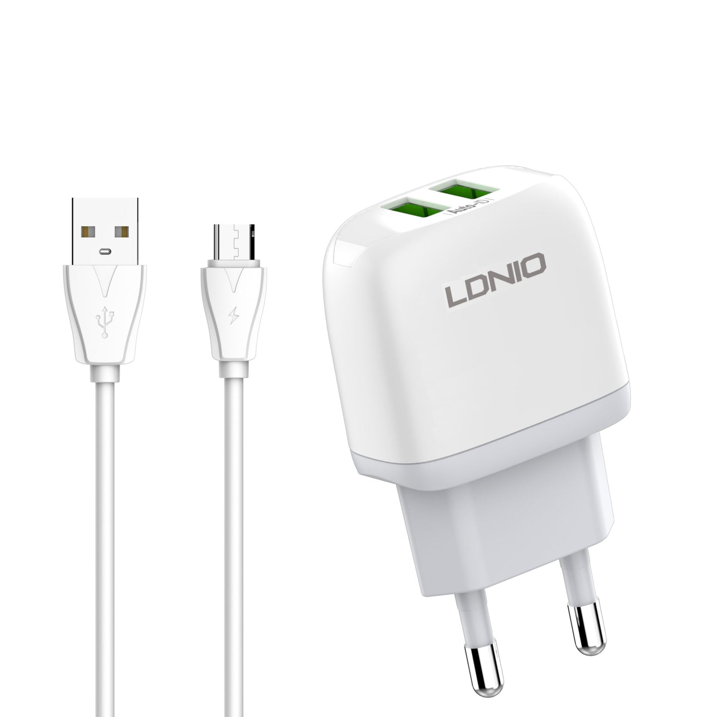 LDNIO A2219 2*USB 12W Charger - Micro