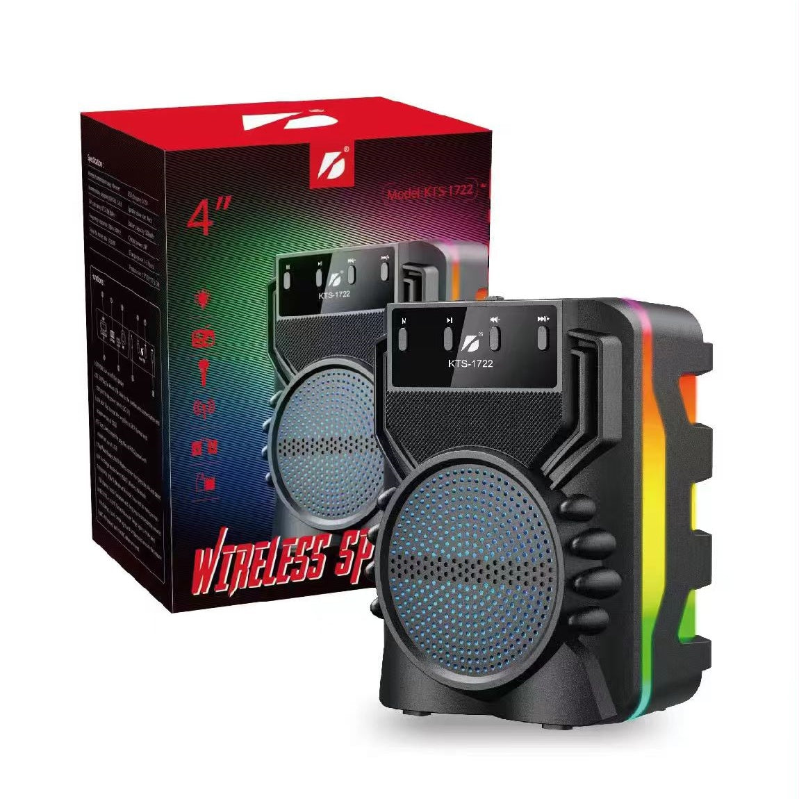 KTS-1722 Bluetooth 4" Speaker