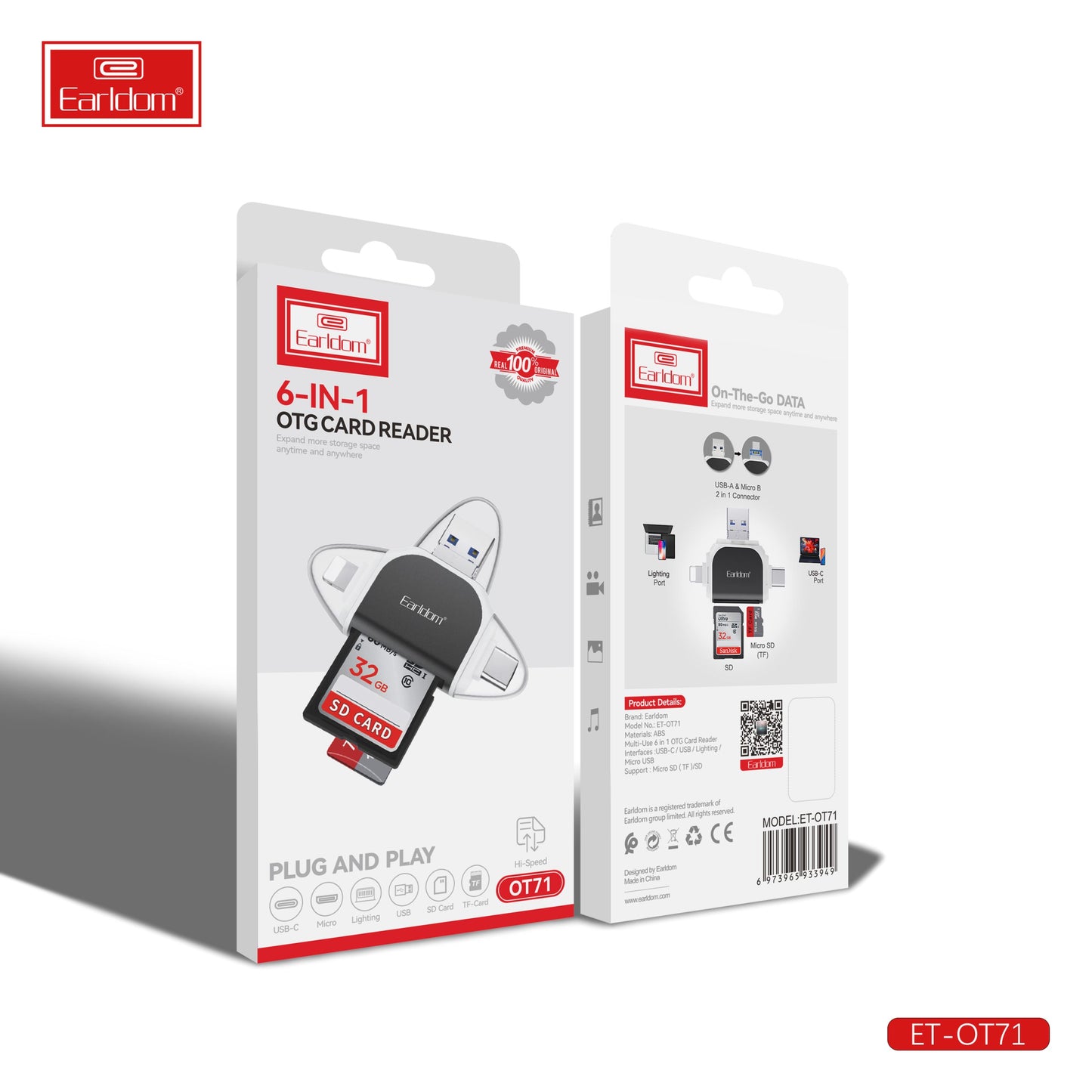 Earldom ET-OT71 OTG Card Reader