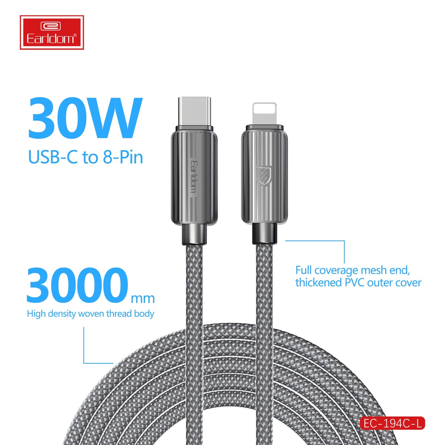 Earldom EC-194 C-L 30W 3M Cable
