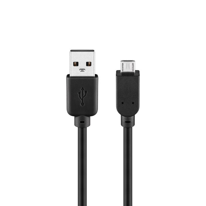 Goobay USB 2.0 Male A to Micro B Hi-Speed 1.8m Cable - Black
