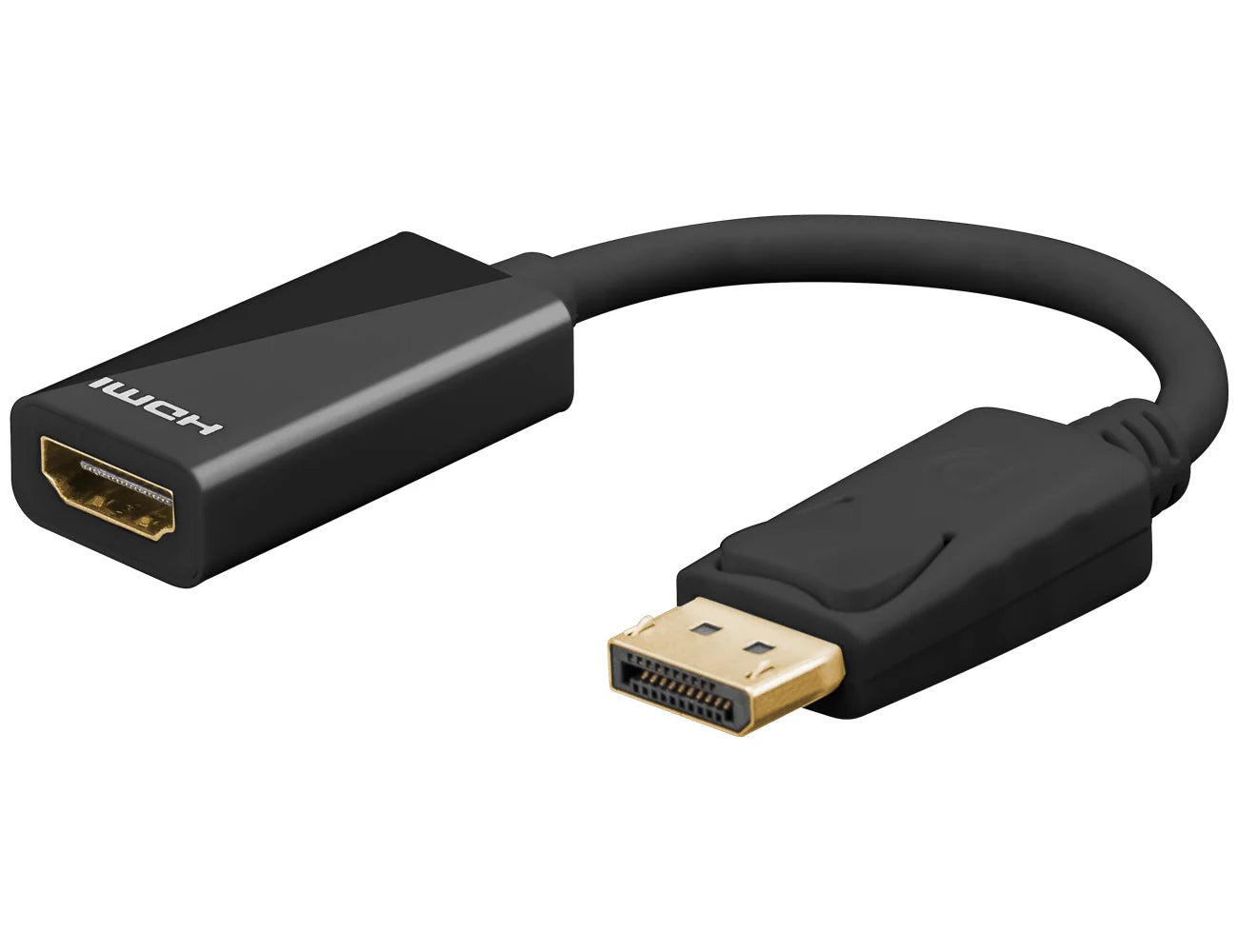 Goobay DisplayPort to HDMI Adapter Cable 1.2, Gold-Plated