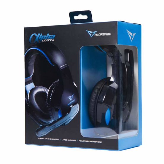 Alcatroz Alpha MG-300 Gaming Headset - Black/Blue
