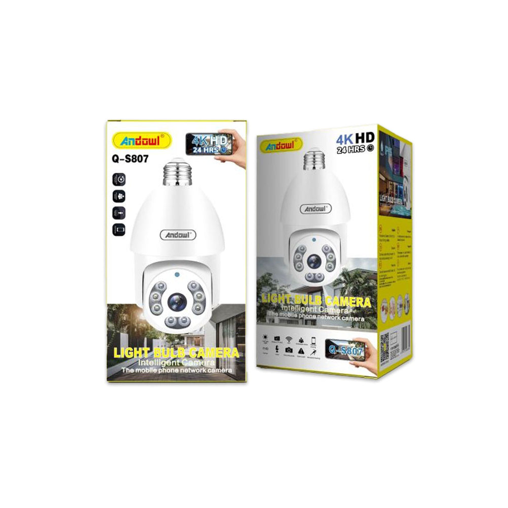Wi-Fi Camera Light Bulb Screw Q-S807