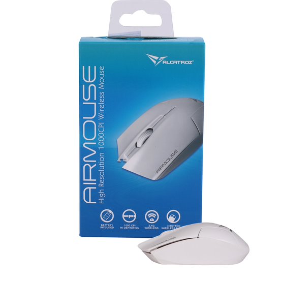 Alcatroz Airmouse Wireless Mouse - White