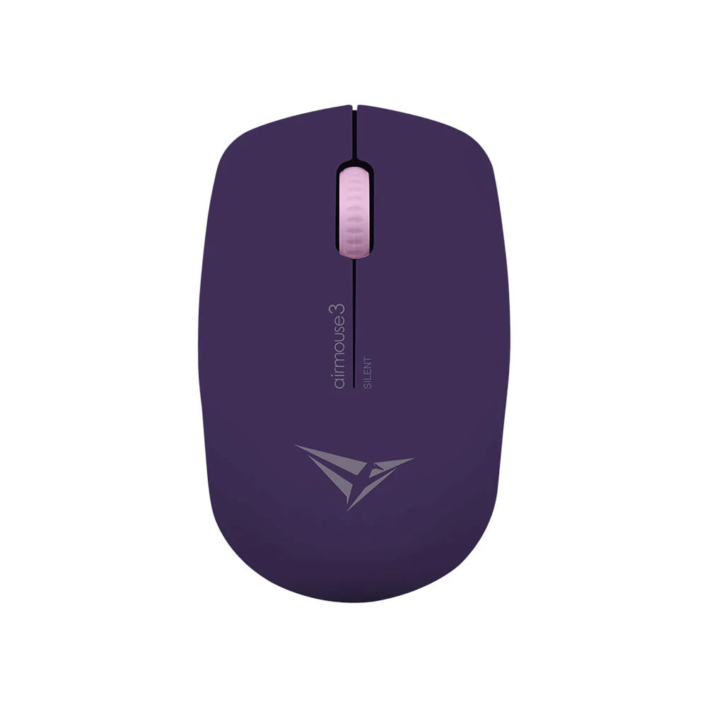 Alcatroz Airmouse 3 Silent Wireless Mouse - Aubergine