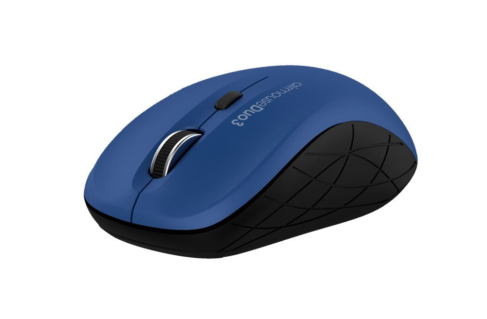 Alcatroz Airmouse Duo 3 Silent Wireless and Bluetooth Mouse - Black/Blue