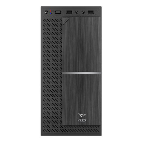 Alcatroz Azzura NeoX Micro-ATX Case with Magnum Pro 225 PSU - Gun Metal