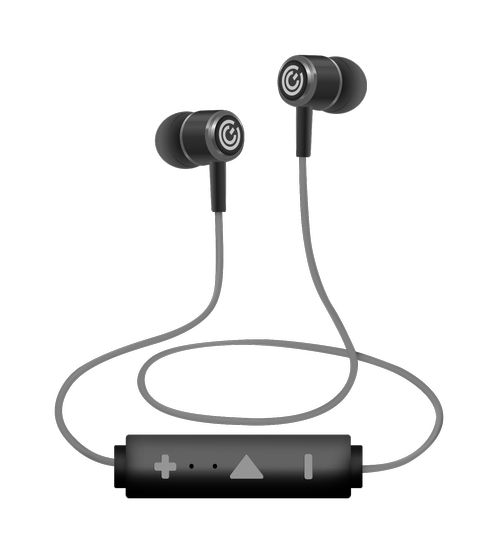 SonicGear Bluesports 6 Pro Bluetooth Earphones - Gun Metal