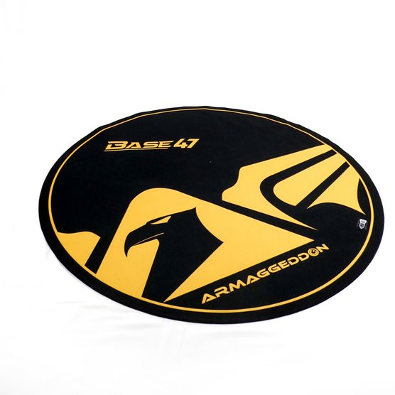 Armaggeddon Base-47 Wings Gaming Floor Mat - Yellow