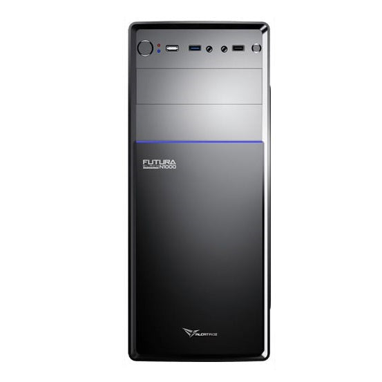 Alcatroz Futura N1000 ATX Case with Magnum Pro 225 PSU - Blue