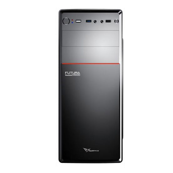 Alcatroz Futura N1000 ATX Case with Magnum Pro 225 PSU - Red