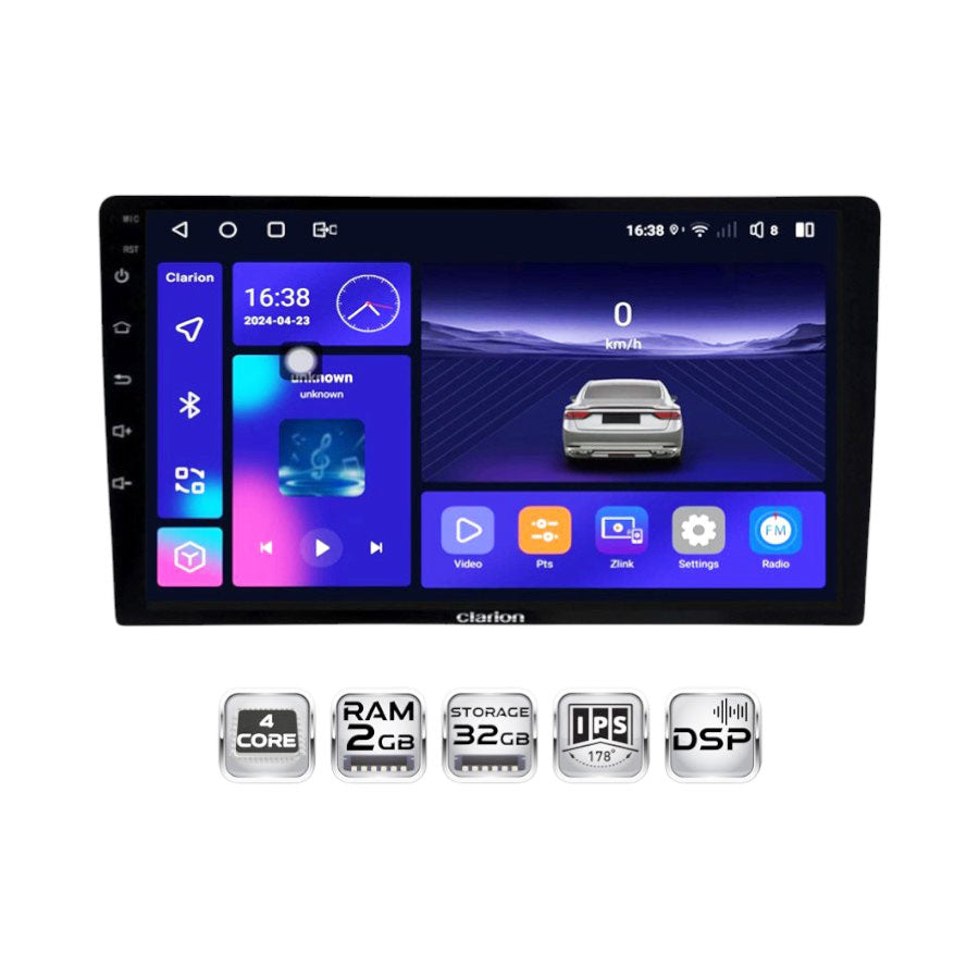 Clarion 9" GL-300 D/Din Android Multi-Media Player