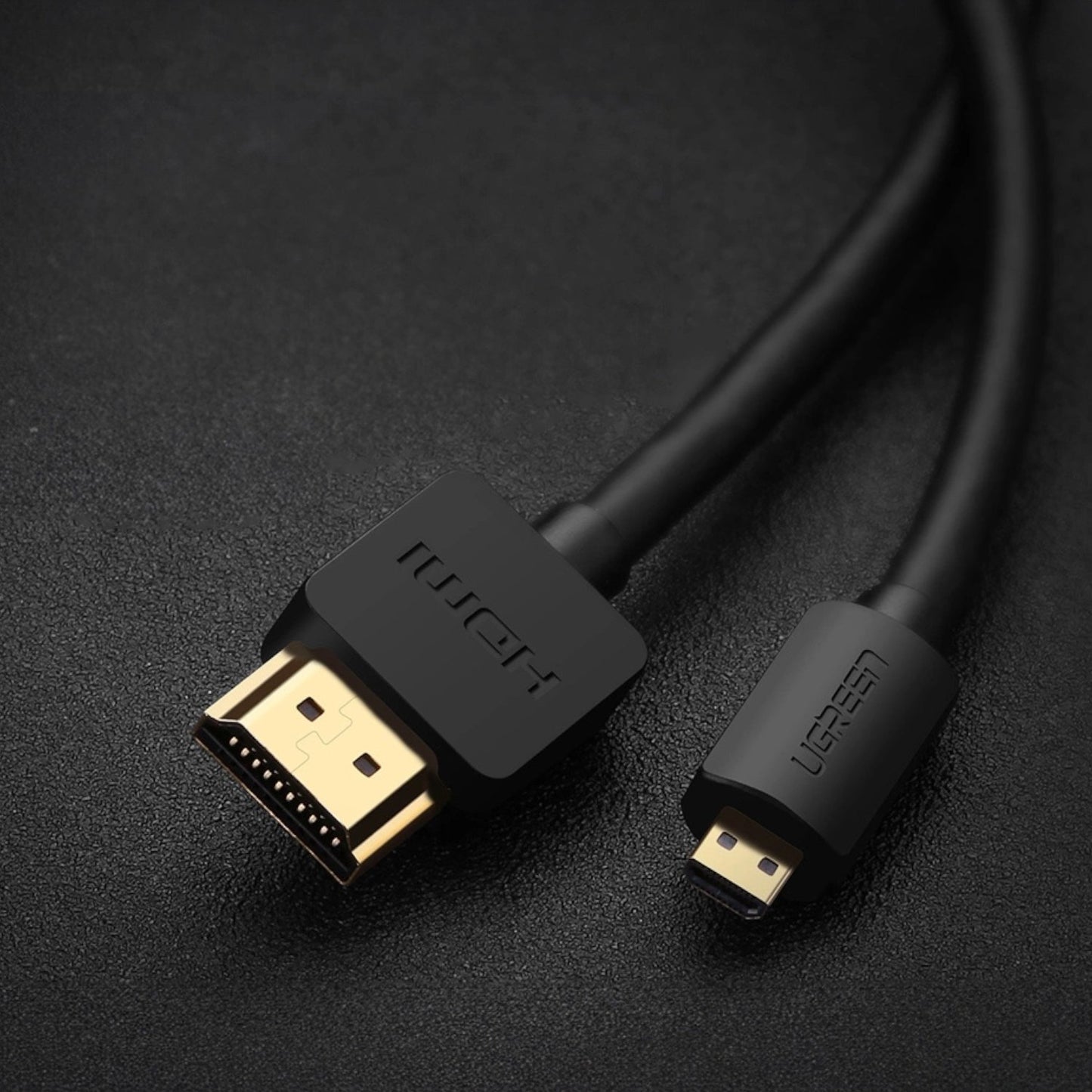 UGREEN HD127 Micro HDMI to HDMI 2.0 Cable 1.5M - Black