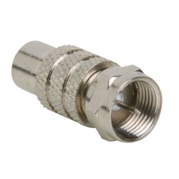 Coax Male to F-Connector Female Plug