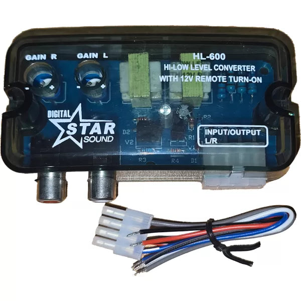 Starsound hi-low converter w/remote turn on
