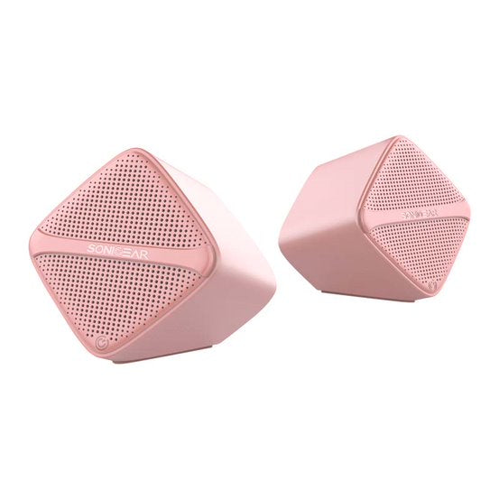 SonicGear Sonicube 2.0 USB powered Speakers - Peach