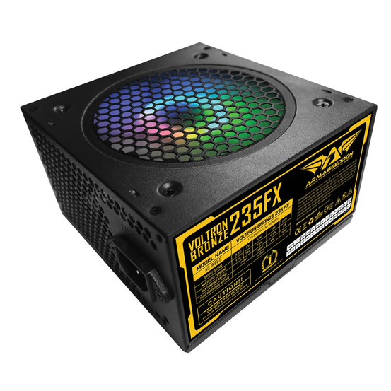 Armaggeddon Voltron Bronze 235FX Power Supply
