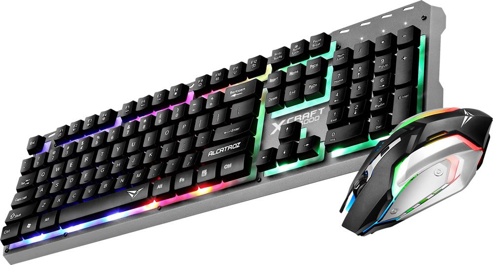 Alcatroz X-Craft XC 3000 Gaming USB Wired Keyboard and Mouse