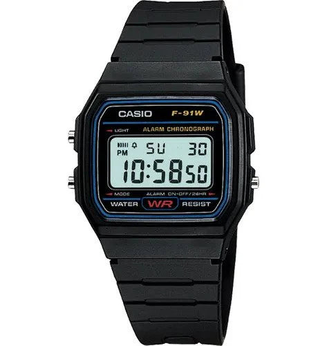 Casio Retro Unisex Wr Watch - F91W