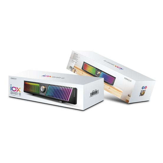SonicGear iOX Bar III Bluetooth USB Powered Sound Bar - Black