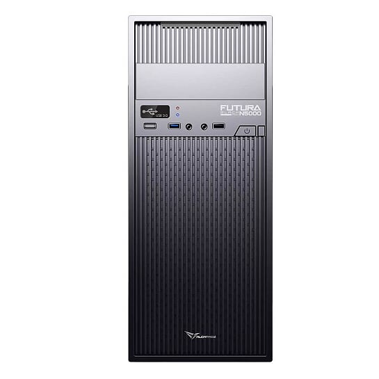 Alcatroz Futura N5000 ATX Case with Magnum Pro 225 PSU - Black