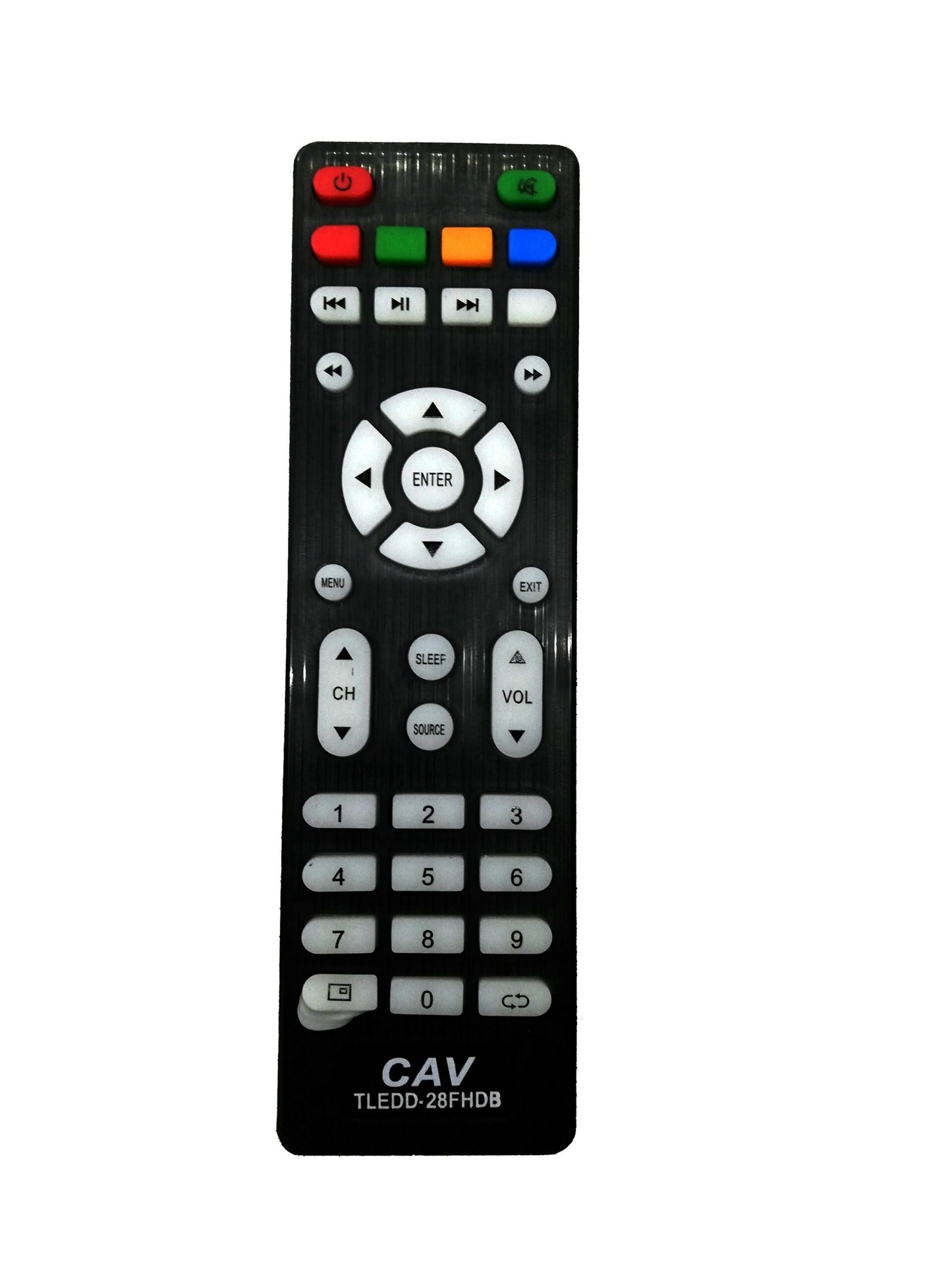 Telefunken Replacement TV Remote TLEDD-28FHDB-0