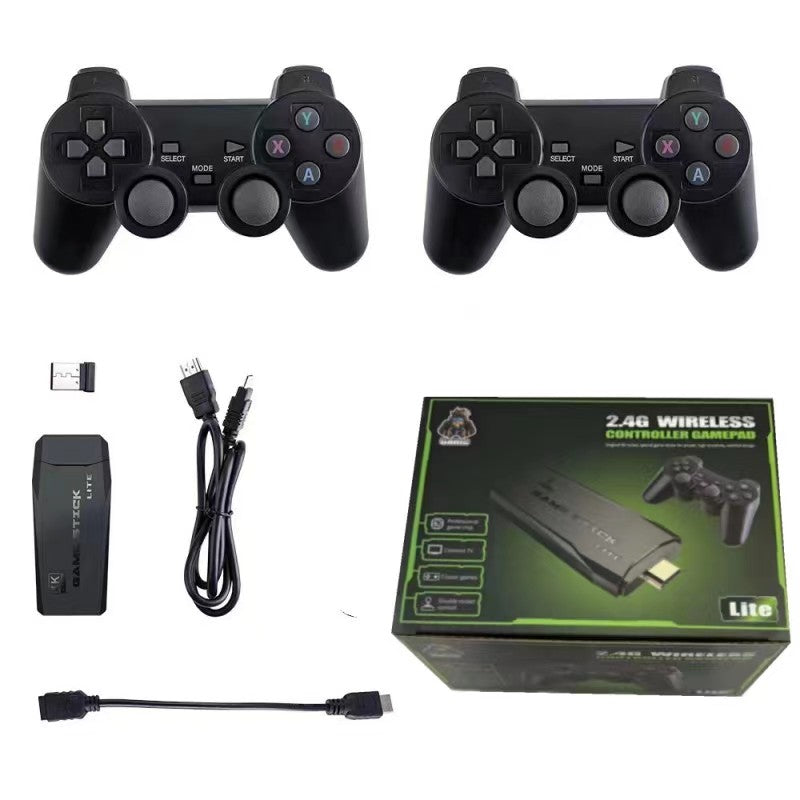 Retro Arcade Game Stick With Wireless Controllers 64GB