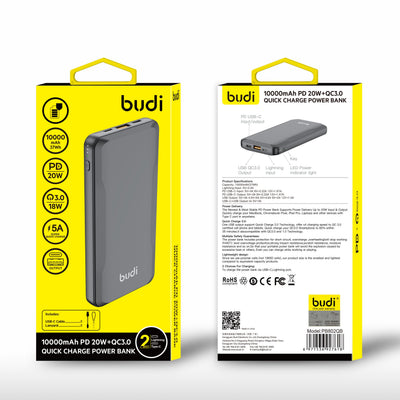 budi PB802QB 20W 10000mAh Power Bank