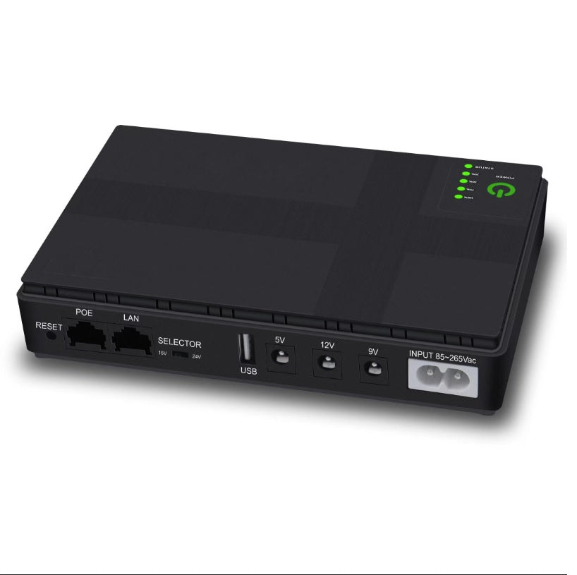 Mini DC UPS + POE 8 800mAh