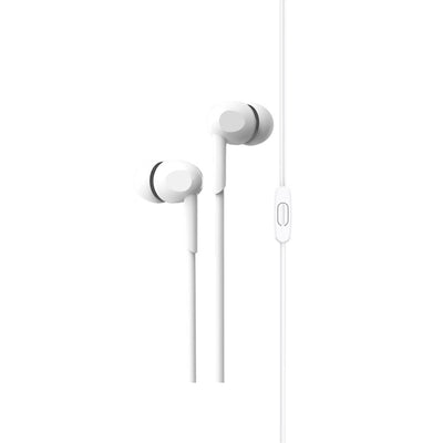 Inkax EA-01 White Wired Earphones