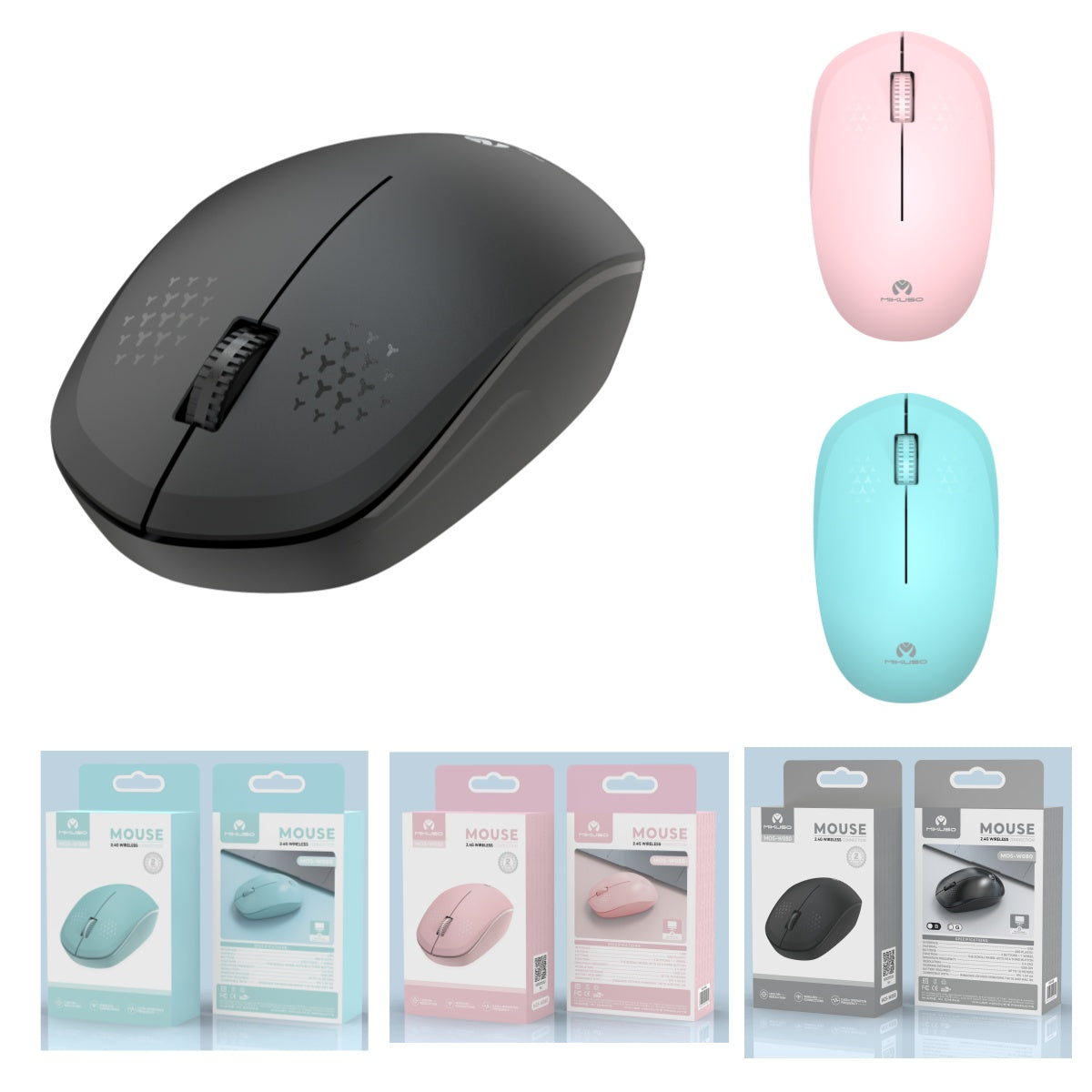 Mikuso MOS-W080 Wireless 2.4Ghz Mouse