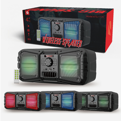 KTS-1179 Bluetooth 2*4" Speaker W/Remote