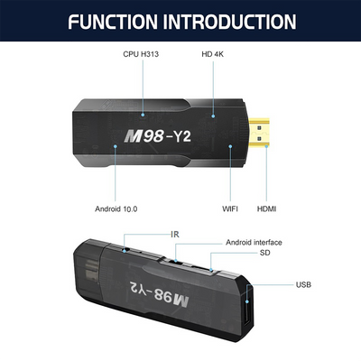 M98 Y2 Andriod 9.0 TV Stick