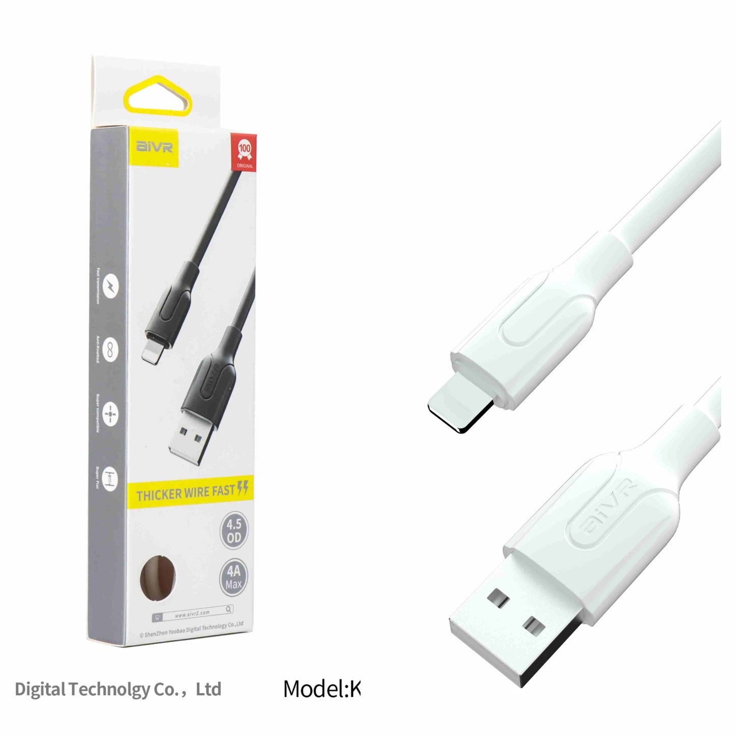 Aivr K332 4A iPhone Cable
