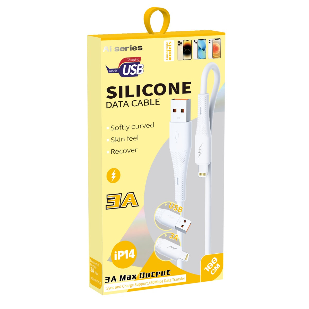 Aivr K378H 3A iPhone Cable