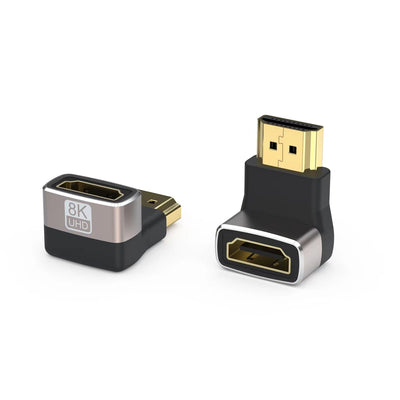 HDMI Male~Female 8K L-90" Adapter