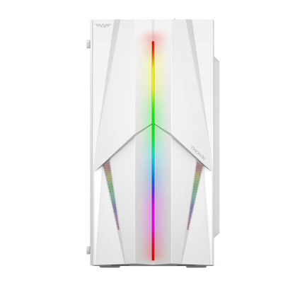 Armaggeddon Tron 1x mATX Gaming Case - White