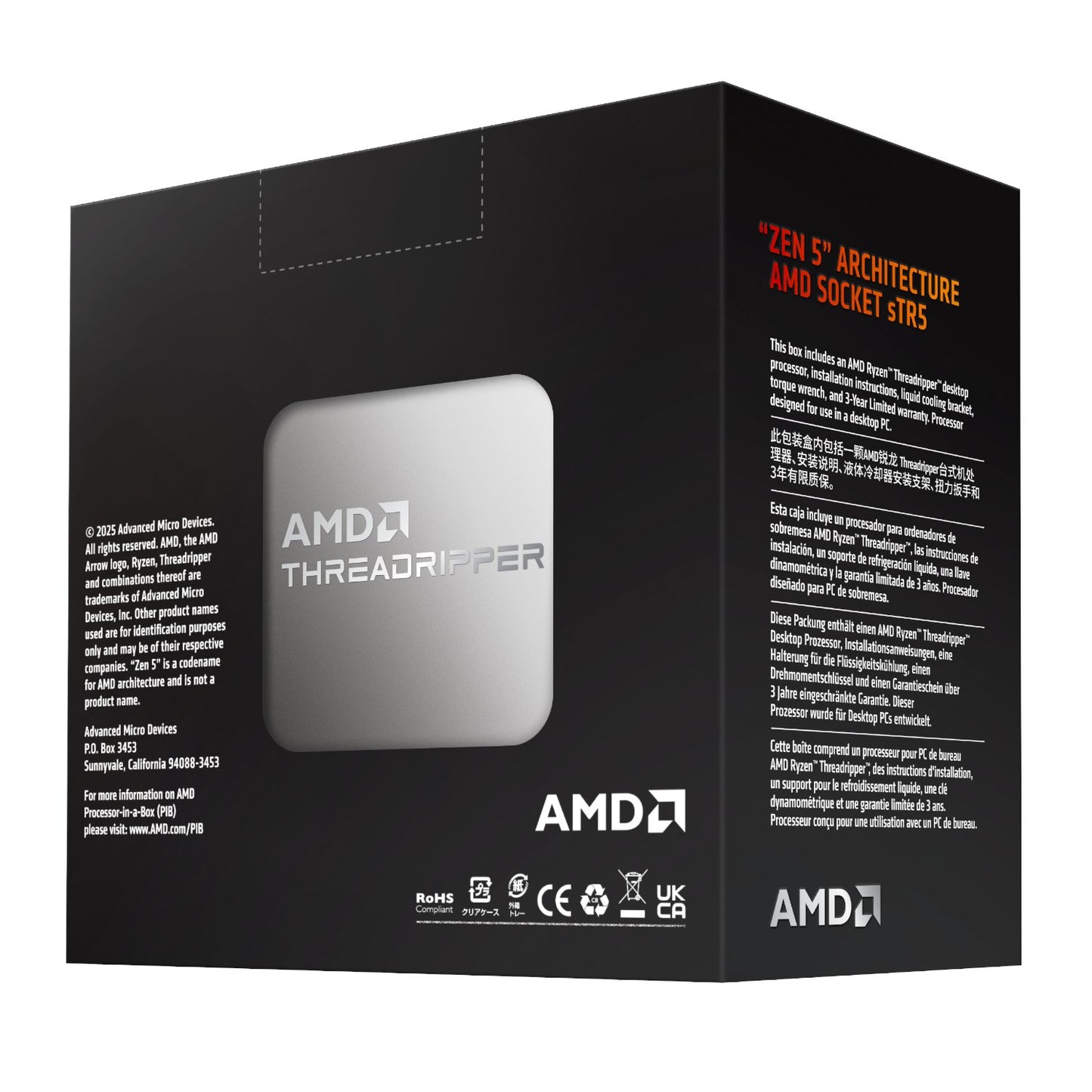 AMD Ryzen Threadripper 9960WX 24-Core 4.2GHz CPU