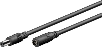 Goobay DC Extension 3m Cable 5.5 x 2.1mm - Black