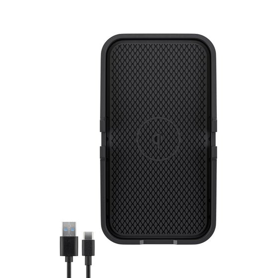 Goobay Wireless Qi Charging Mat 15W Fast Charger - Black
