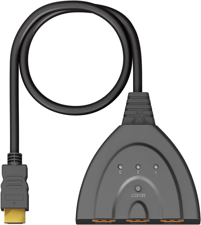 Goobay HDMI Switch 3 to 1 (4K @ 60 Hz)