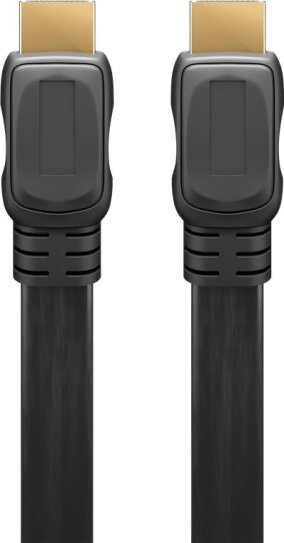 Goobay High Speed HDMI Flat 2m Cable with Ethernet