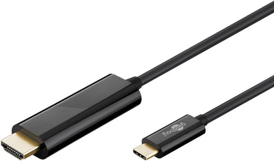 Goobay USB-C to HDMI Adapter 1.8m Cable (4k @ 60 Hz) - Black