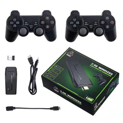 Game Stick 64GB with x2 W/less Gamepads