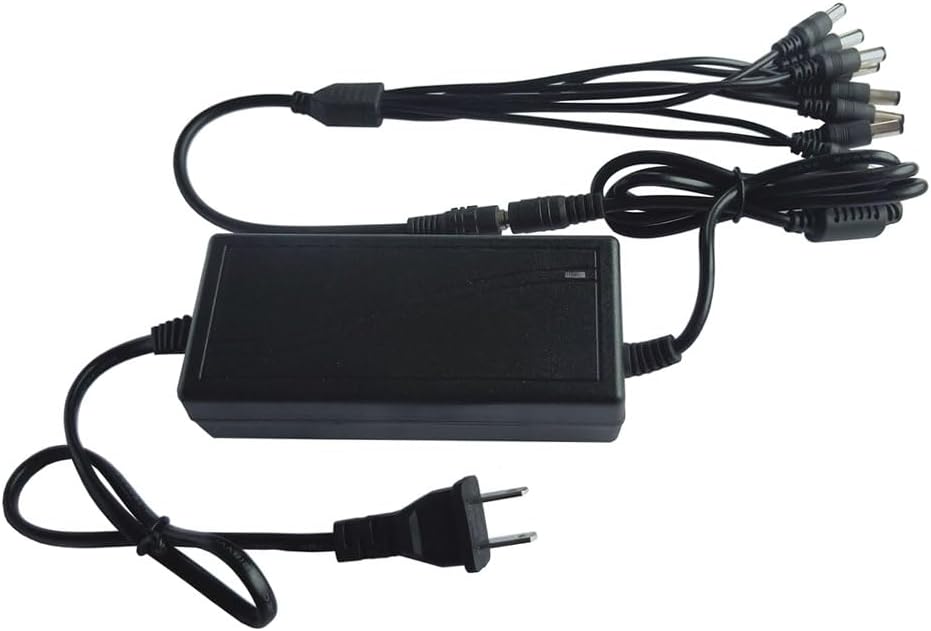 CCTV Camera Power Supply W/8in1 Cable
