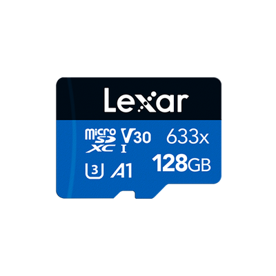 Lexar 633x Blue Series 128GB Memory Card