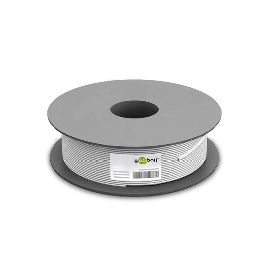 Goobay CAT 5e Network CCA Solid U/UTP 100m Cable - Grey