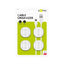 Goobay Cable Management 3 Slots 4-Piece Set - White