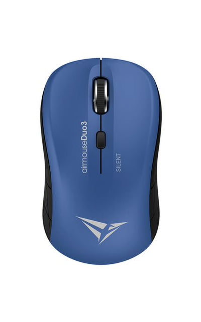 Alcatroz Airmouse Duo 3 Silent Wireless and Bluetooth Mouse - Black/Blue